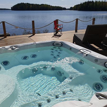 Stunning Log Cabin 45M2 On The Shore Of Kallavesi. Kuopio Exteriér fotografie