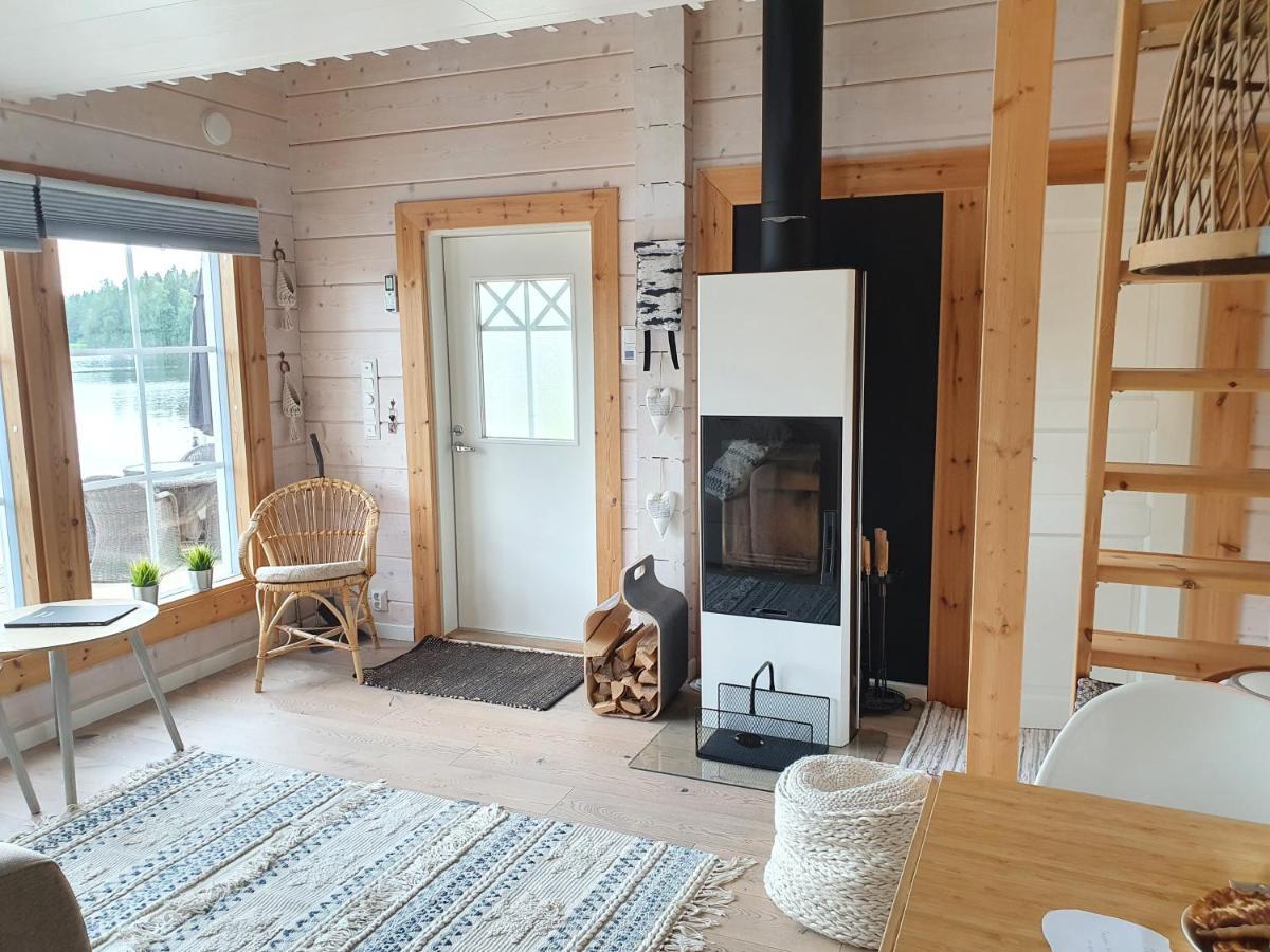 Stunning Log Cabin 45M2 On The Shore Of Kallavesi. Kuopio Exteriér fotografie