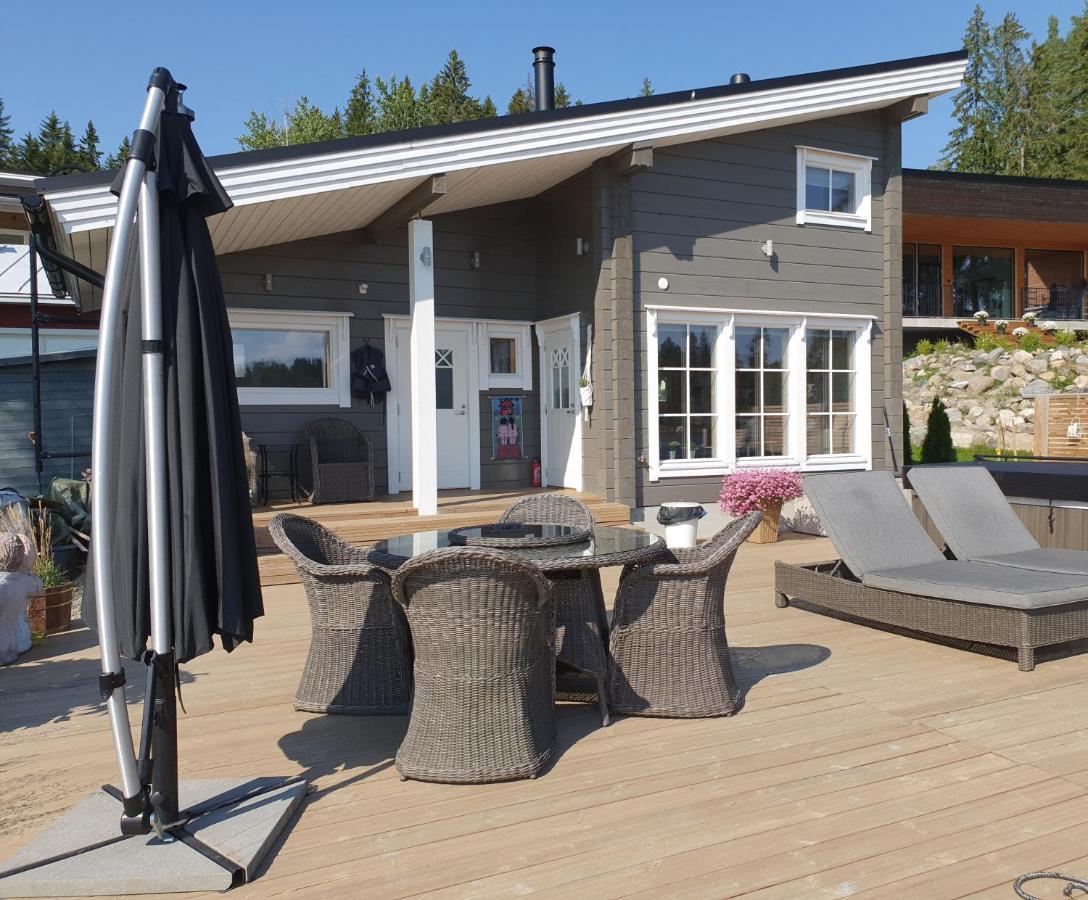 Stunning Log Cabin 45M2 On The Shore Of Kallavesi. Kuopio Exteriér fotografie