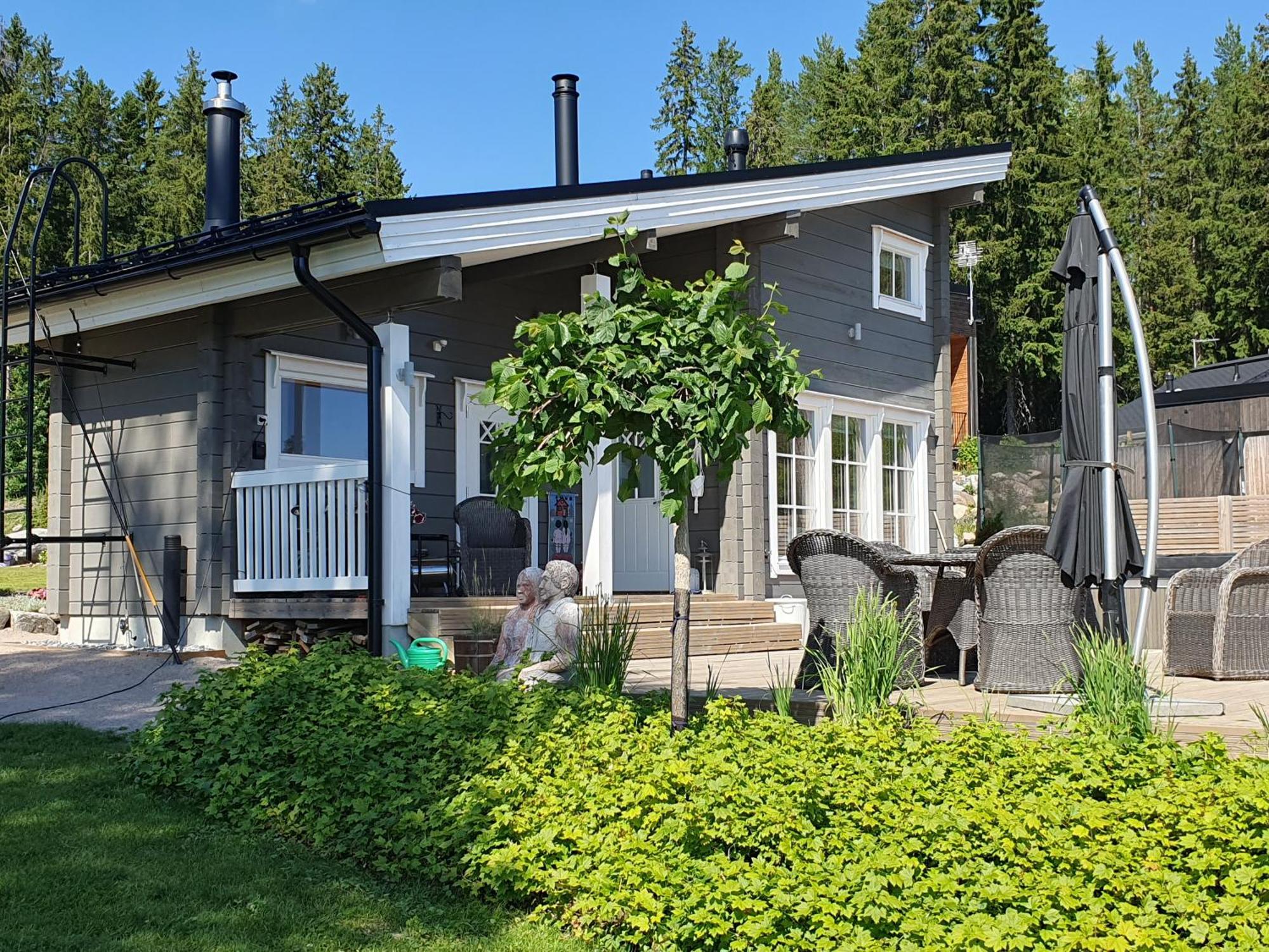 Stunning Log Cabin 45M2 On The Shore Of Kallavesi. Kuopio Exteriér fotografie